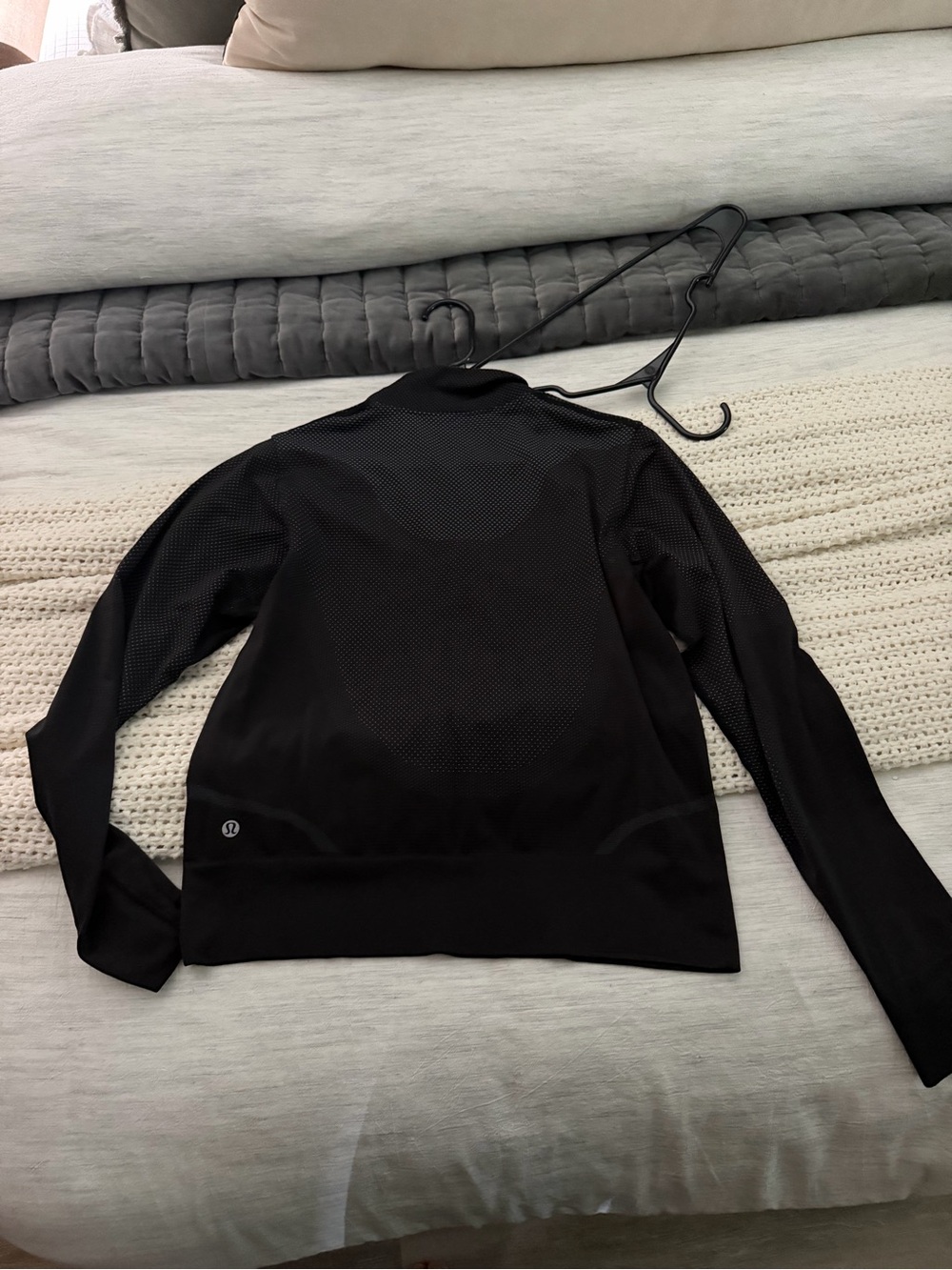 lululemon athletica Black Half-Zip Long Sleeve Top - Picture 2 of 2